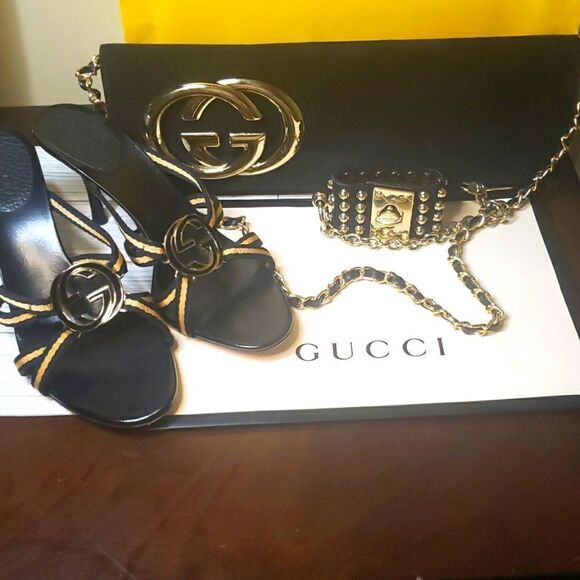 GUCCI GG Heels  - Picture 1 of 7